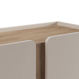 MUEBL.AUX ALTO LUCILE 2P 90CM CREMA/SEPET miniatura 5