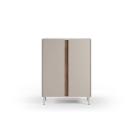 MUEBL.AUX ALTO LUCILE 2P 90CM CREMA/SEPET miniatura 7