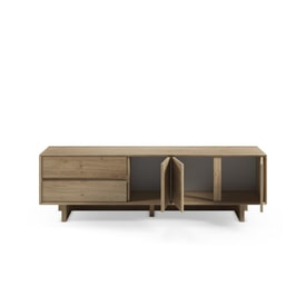 MUEBLE TV CARPI 3P2C 180CM ROBLE CADIZ miniatura 3