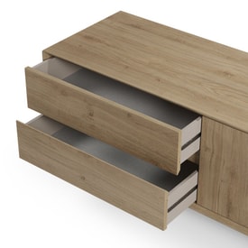 MUEBLE TV CARPI 3P2C 180CM ROBLE CADIZ miniatura 5