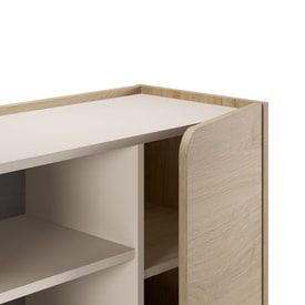 MUEBL.AUX. MONZA 2P3H ROBLE CADIZ/VISON miniatura 4