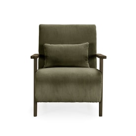 SILLON BONNIE VERDE BRAZO/PIE MADERA miniatura 6