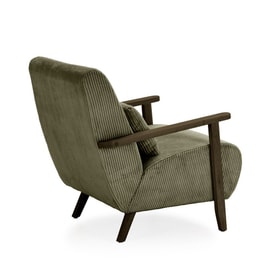 SILLON BONNIE VERDE BRAZO/PIE MADERA miniatura 9