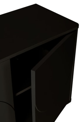 APARADOR SOLEI 4P 180CM NEGRO miniatura 3
