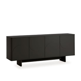 APARADOR SOLEI 4P 180CM NEGRO miniatura 6