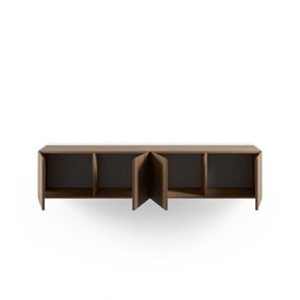 MUEBLE TV DAROCA 4P 180CM ROBLE-UD miniatura 2