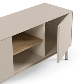 MUEBLE TV MARINA 3P2H 180CM CREMA/SEPET PIE CREMA miniatura 4