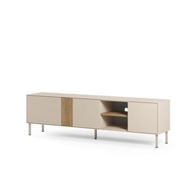 MUEBLE TV MARINA 3P2H 180CM CREMA/SEPET PIE CREMA miniatura 5