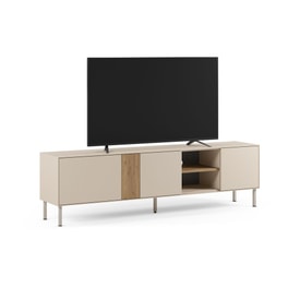 MUEBLE TV MARINA 3P2H 180CM CREMA/SEPET PIE CREMA miniatura 7