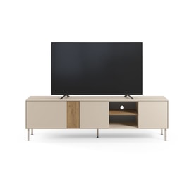 MUEBLE TV MARINA 3P2H 180CM CREMA/SEPET PIE CREMA miniatura 8