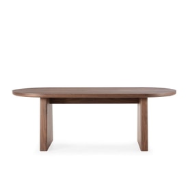 MESA OVAL BLAIR 220CM NOGAL miniatura 6