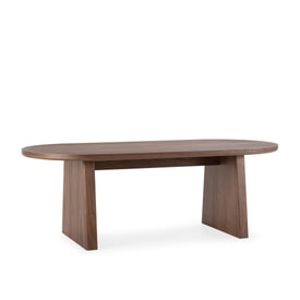 MESA OVAL BLAIR 220CM NOGAL miniatura 8
