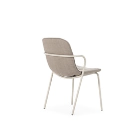 SILLA ANGIE BEIGE/PATA CREMA miniatura 10