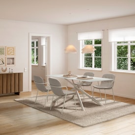 SILLA ANGIE BEIGE/PATA CREMA miniatura 4