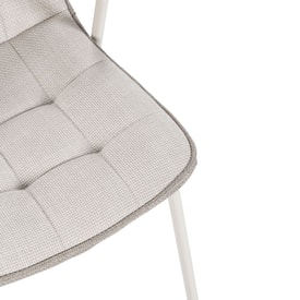 SILLA ANGIE BEIGE/PATA CREMA miniatura 5