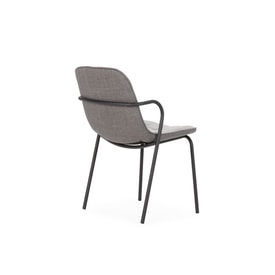 SILLA ANGIE GRIS CLARO/PATA NEGRA miniatura 10