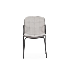SILLA ANGIE GRIS CLARO/PATA NEGRA miniatura 7