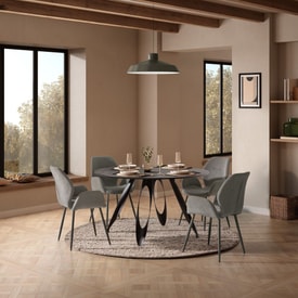 SILLON ANSU GRIS /PATA GRIS OSCURO miniatura 4
