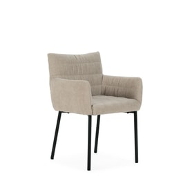 SILLON NAOMI BEIGE 2P/CAJA