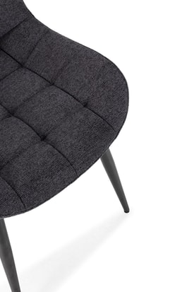 SILLA RUBE GRIS OSCURO/PATA GRIS miniatura 4