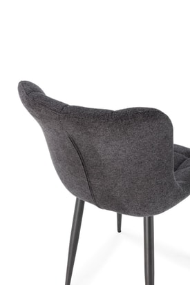 SILLA RUBE GRIS OSCURO/PATA GRIS miniatura 5
