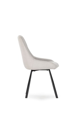 Silla Cloe Beige Patas Negras miniatura 7