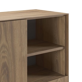 MUEBL.AUX. ALTO AMIRA 2P2H ROBLE-UD/NEGRO miniatura 5
