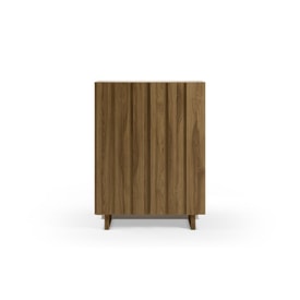 MUEBL.AUX. ALTO MARLO 2P CREMA/ROBLE OSCURO miniatura 8