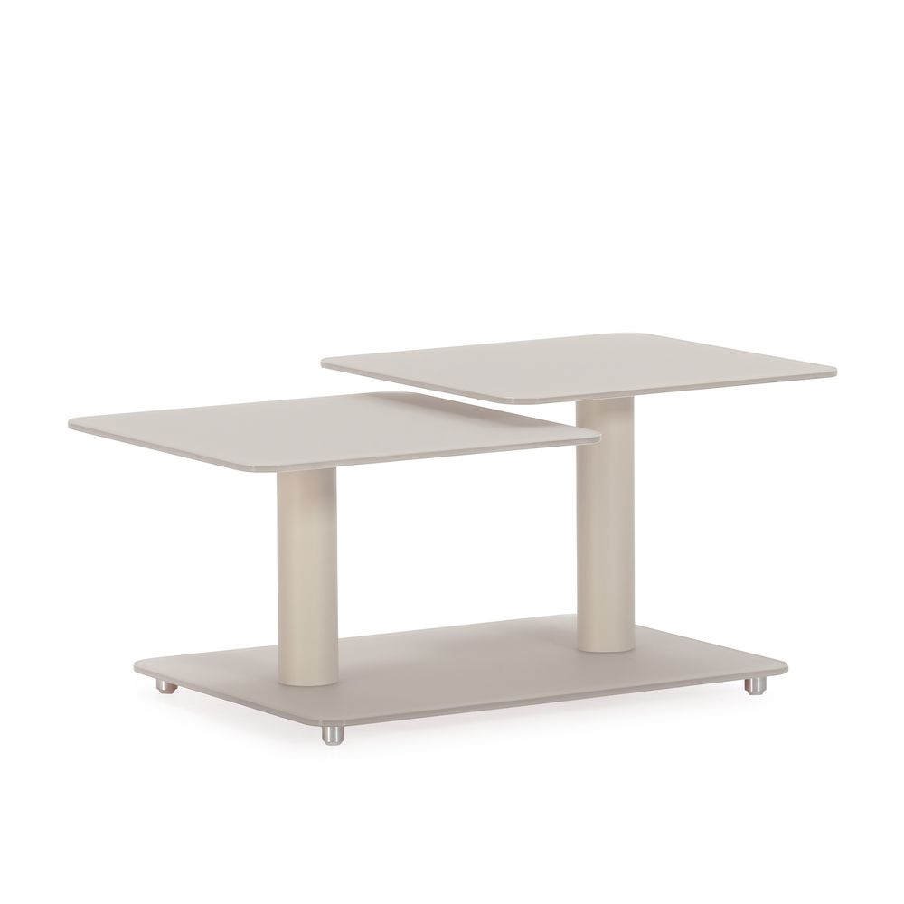 Mesa de centro giratoria Elvi Crema