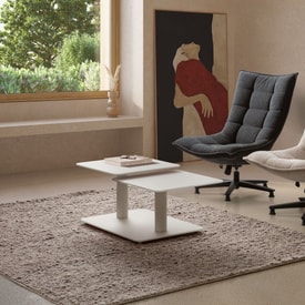 Mesa de centro giratoria Elvi Crema miniatura 2