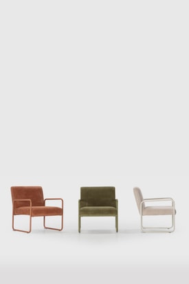 SILLON VINCE BEIGE/PATAS CREMA miniatura 2