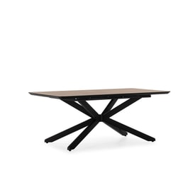 MESA RECT. EXT. ADINA 190/250CM ROBLE-UD PATA META miniatura 1
