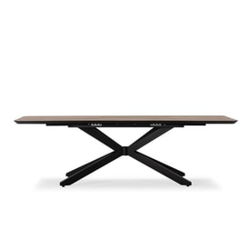 MESA RECT. EXT. ADINA 190/250CM ROBLE-UD PATA META miniatura 2