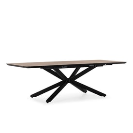 MESA RECT. EXT. ADINA 190/250CM ROBLE-UD PATA META miniatura 3