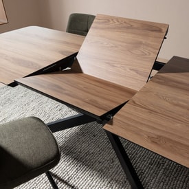 MESA RECT. EXT. ADINA 190/250CM ROBLE-UD PATA META miniatura 5