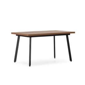 MESA RECT. EXT. BLAU 138/178CM ROBLE-UD PATA METAL miniatura 12