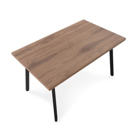 MESA RECT. EXT. BLAU 138/178CM ROBLE-UD PATA METAL miniatura 13