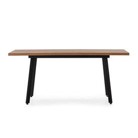 MESA RECT. EXT. BLAU 138/178CM ROBLE-UD PATA METAL miniatura 2