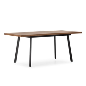 MESA RECT. EXT. BLAU 138/178CM ROBLE-UD PATA METAL miniatura 3