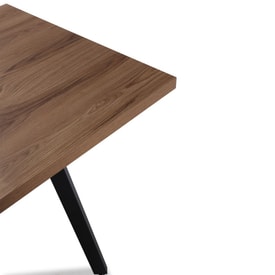 MESA RECT. EXT. BLAU 138/178CM ROBLE-UD PATA METAL miniatura 7