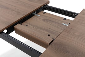 MESA RECT. EXT. BLAU 138/178CM ROBLE-UD PATA METAL miniatura 8