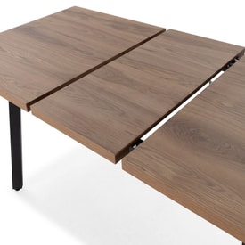 MESA RECT. EXT. BLAU 138/178CM ROBLE-UD PATA METAL miniatura 9