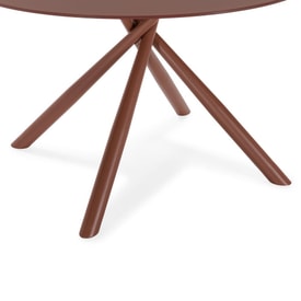 MESA REDONDA LEXA 120CM TERRACOTA PIE TERRACOTA miniatura 3