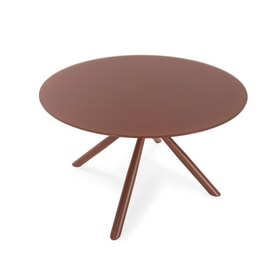 MESA REDONDA LEXA 120CM TERRACOTA PIE TERRACOTA miniatura 7