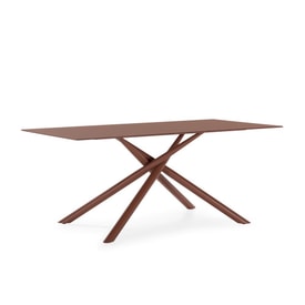 MESA RECT. LEXA 180CM TERRACOTA PIE TERRACOTA miniatura 7