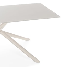 MESA RECT. LEXA 180CM CREMA PIE CREMA miniatura 3