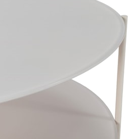 MESA CENTRO REDONDA DAVI 80CM CREMA miniatura 3