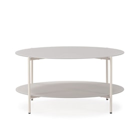MESA CENTRO REDONDA DAVI 80CM CREMA miniatura 5