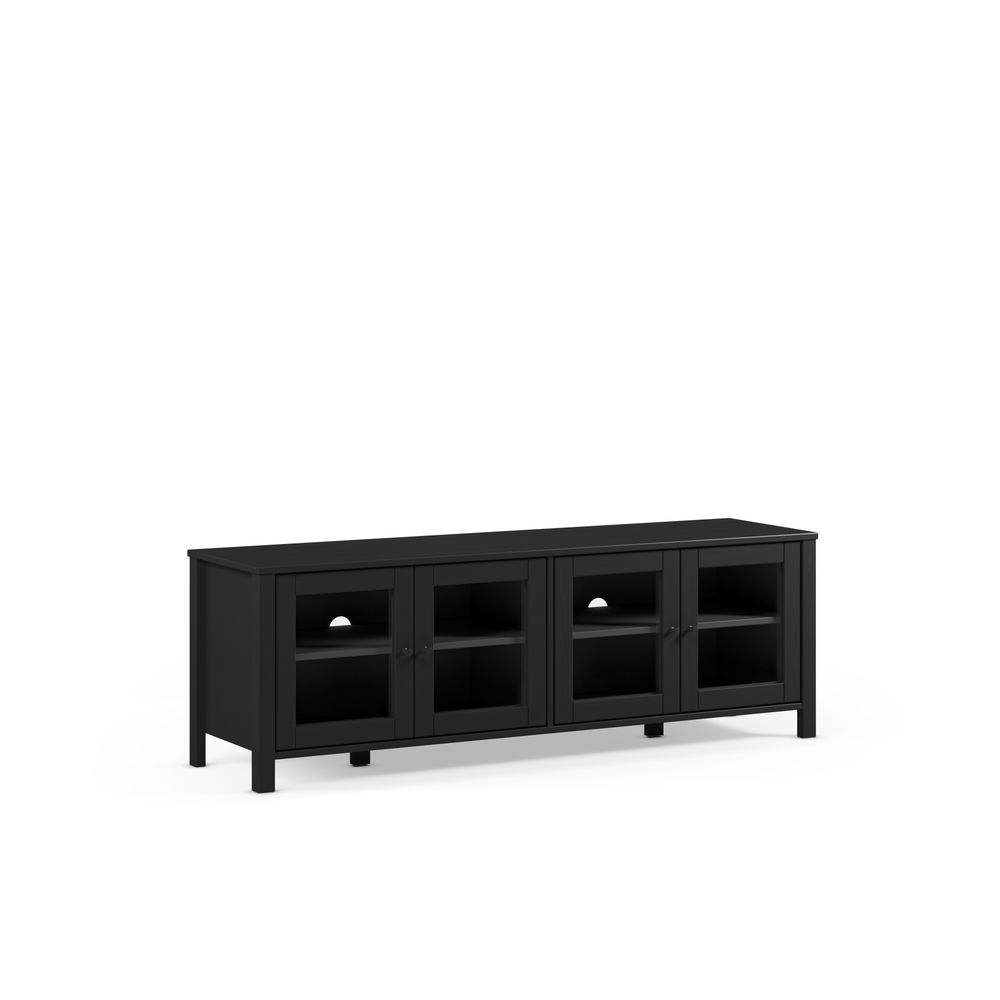 MUEBLE TV ALESSANDRA 4P 150CM NEGRO