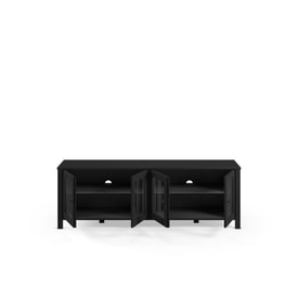 MUEBLE TV ALESSANDRA 4P 150CM NEGRO miniatura 2
